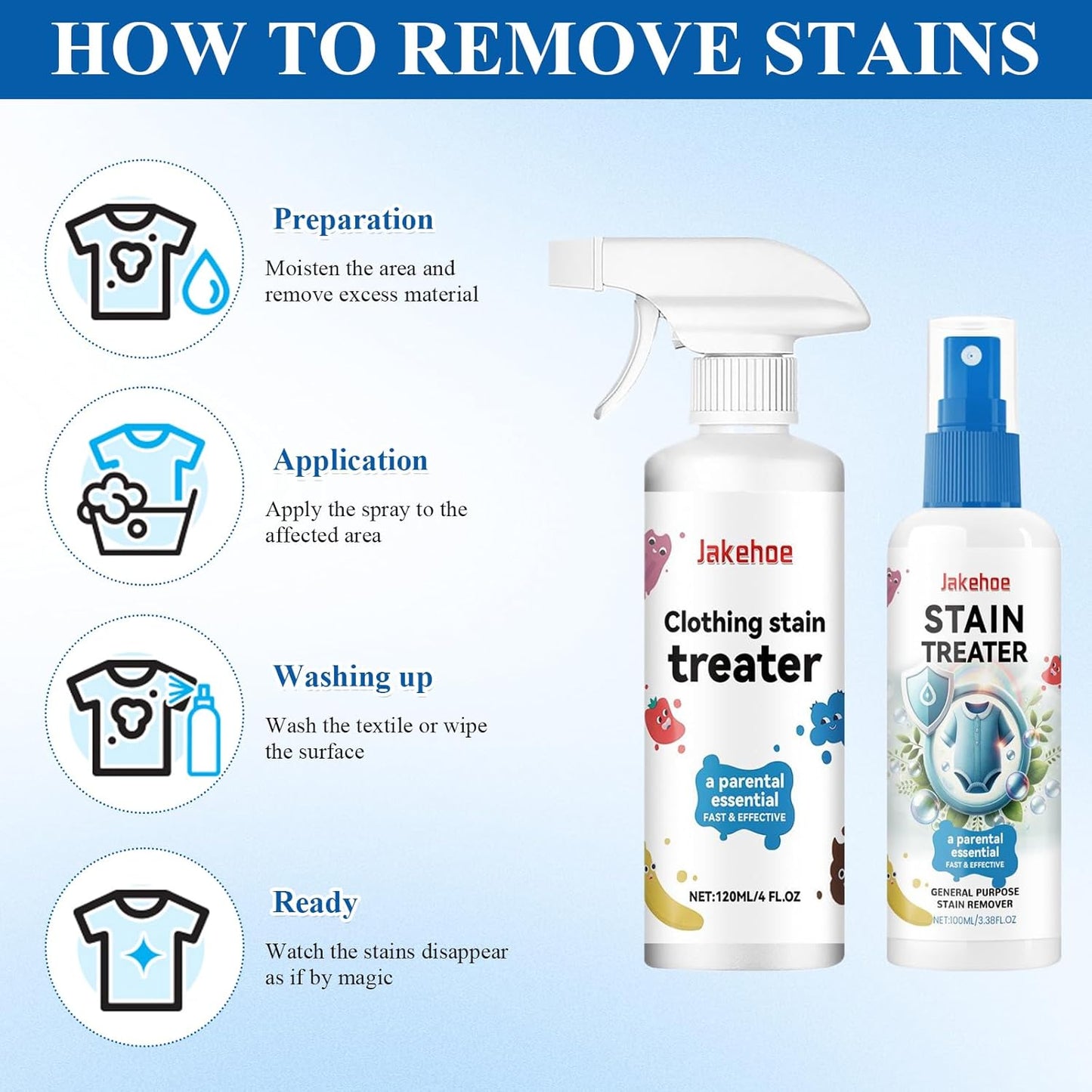 SpotAway™ Instant Stain Remover Spray For All Stains (120 ml)